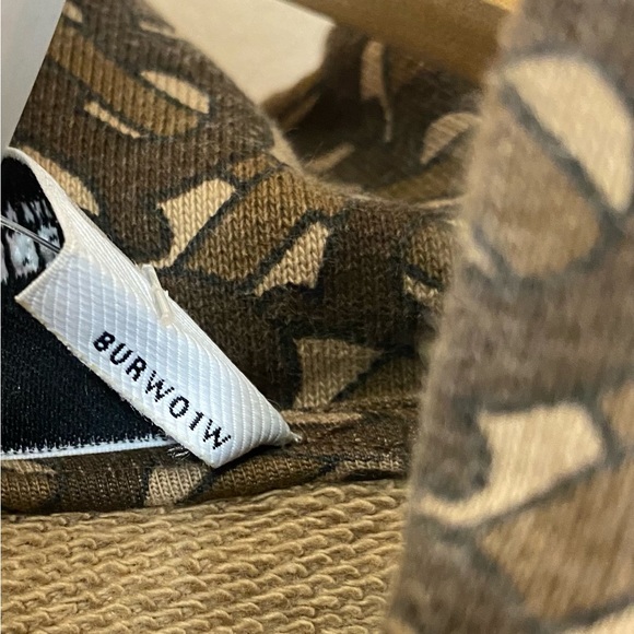 Burberry Brown Monogram Stripe Print Hoodie Size XS - Picture 10 of 13